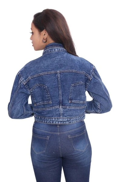 Denim Crop Jacket