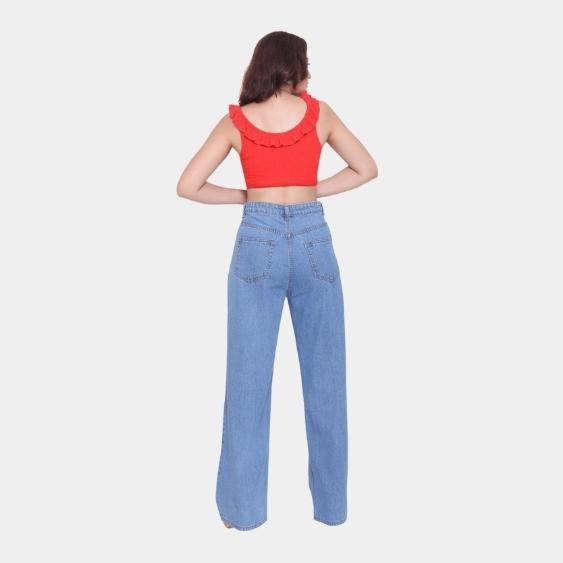 High Waist Wide Leg Jeans