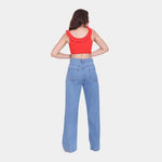 Load image into Gallery viewer, High Waist Wide Leg Jeans
