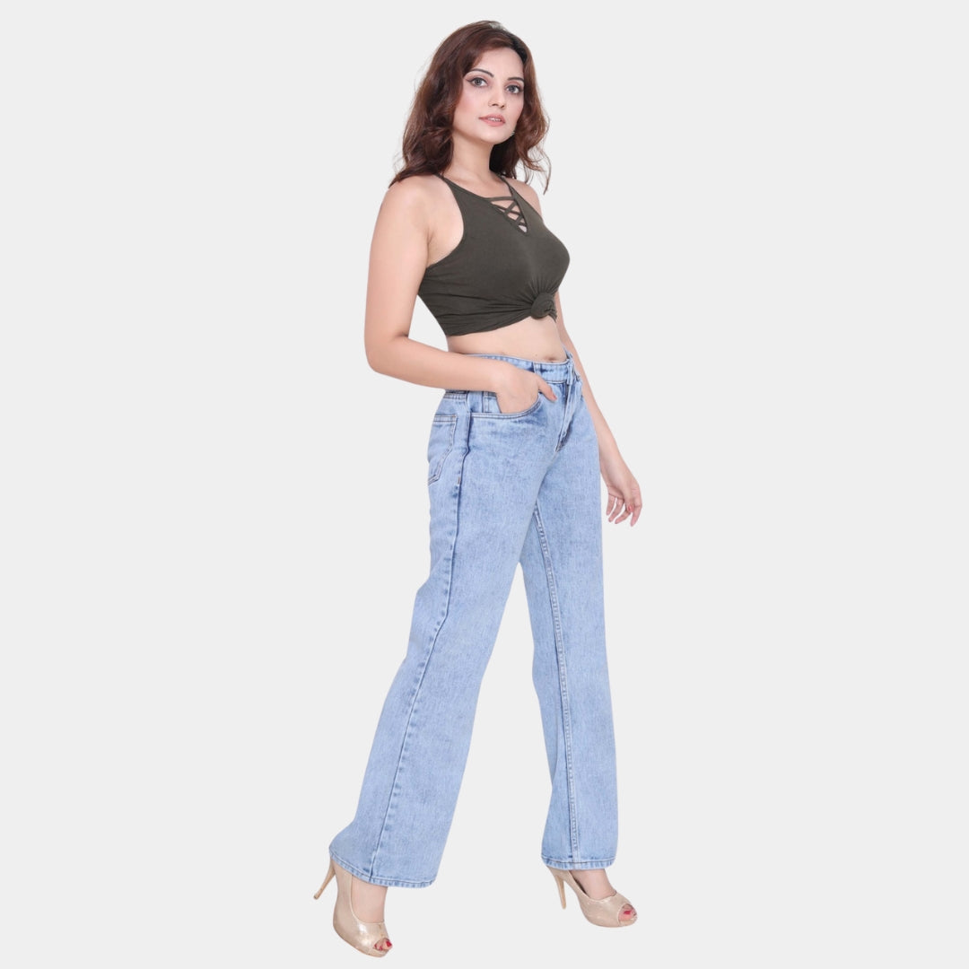 High Waist Flare Jeans