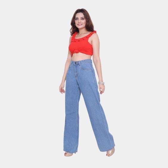 High Waist Wide Leg Jeans