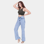 Load image into Gallery viewer, High Waist Flare Jeans
