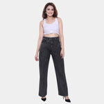 Load image into Gallery viewer, High Waist Wide Leg Jeans
