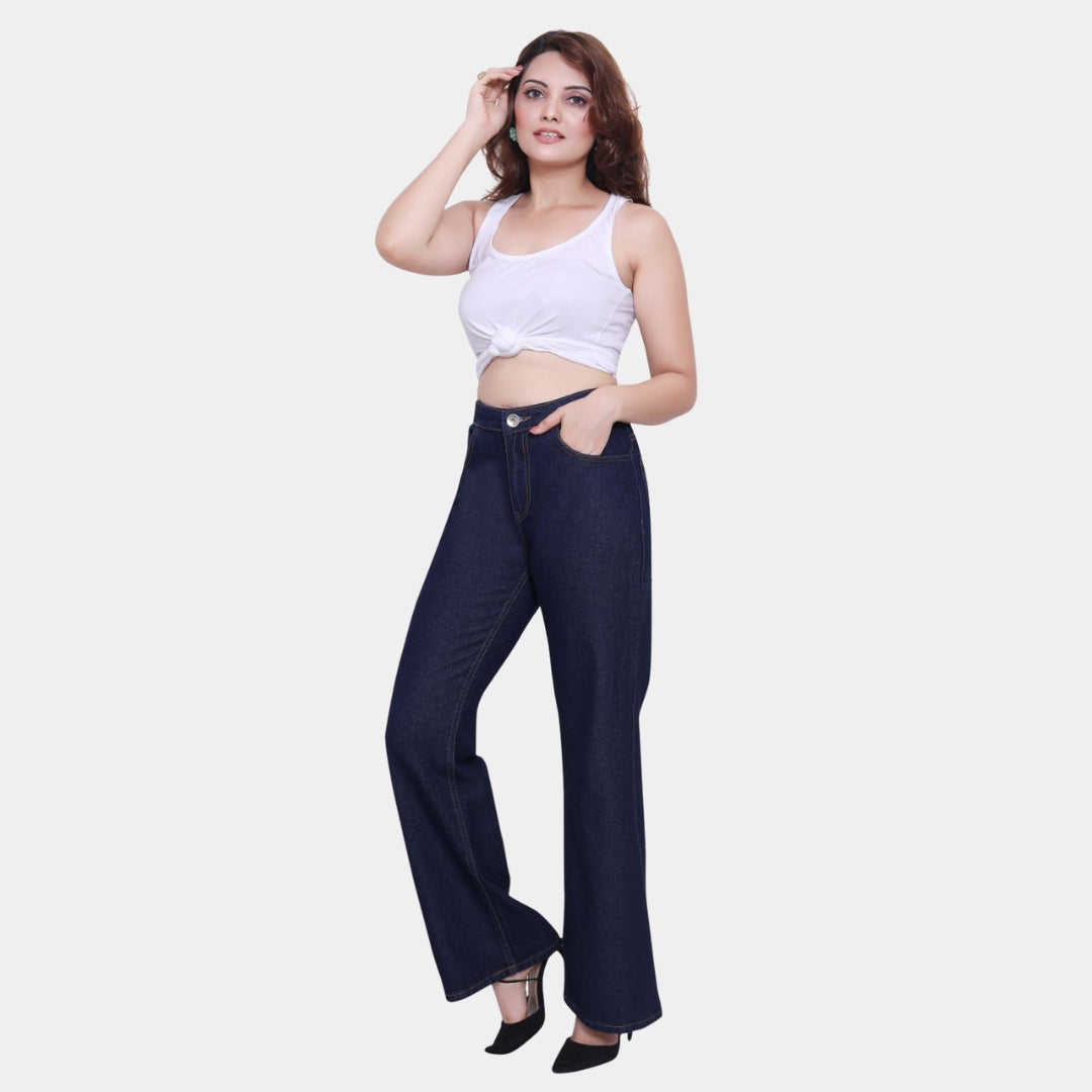 High Waist Flare Jeans