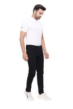 Load image into Gallery viewer, Mid Rise Narrow Fit Black Denim
