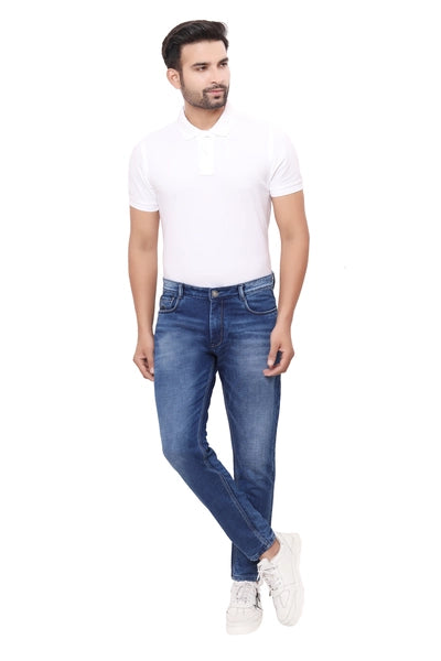 Mid Rise Narrow Fit Jeans