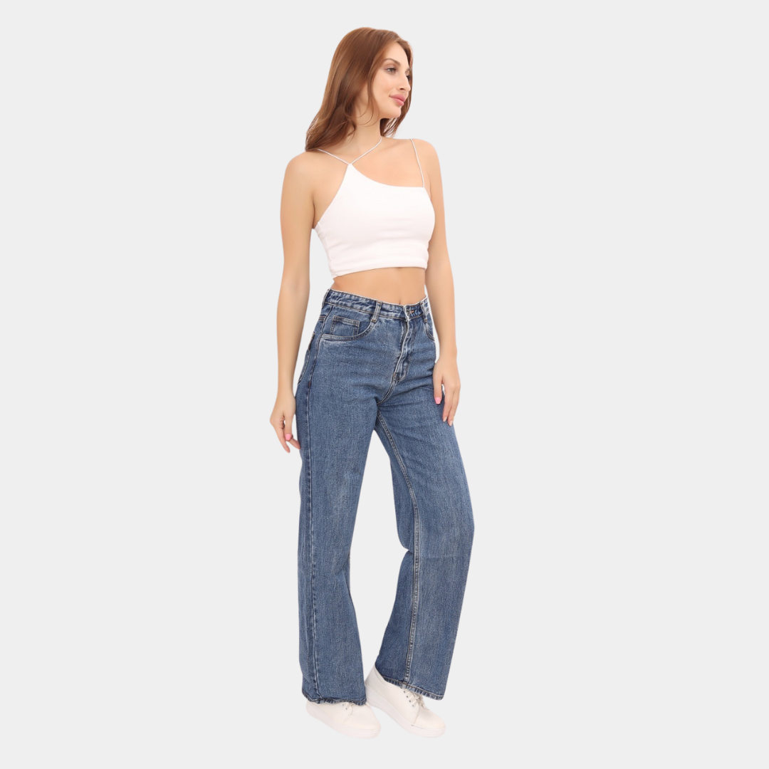 High Waist Wide Leg Jeans