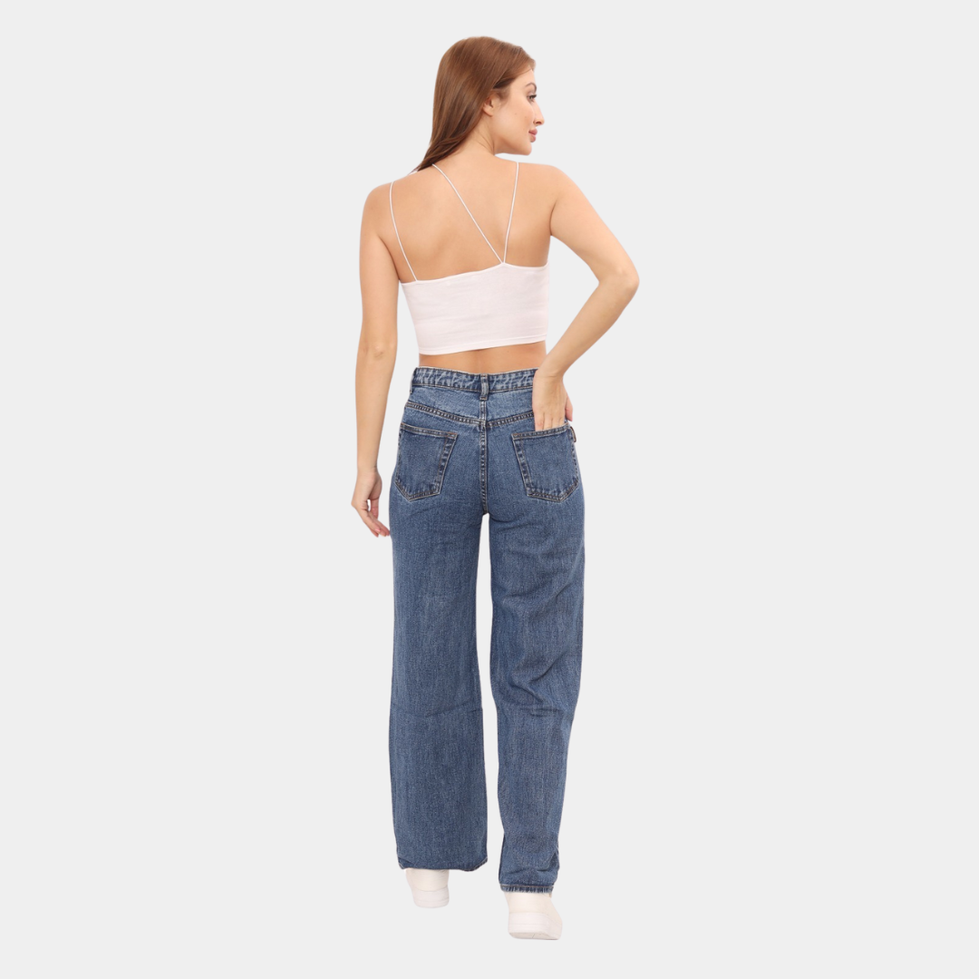 High Waist Wide Leg Jeans