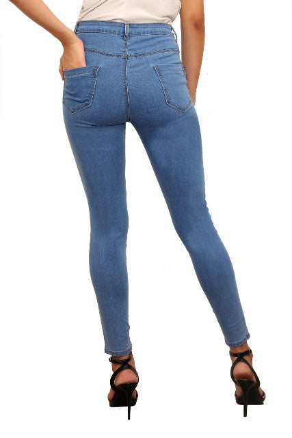 High Waist Skinny Denim