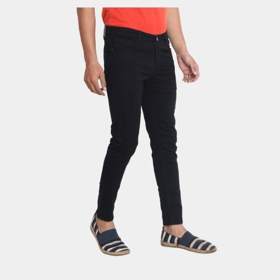 Mid Rise Black Denim