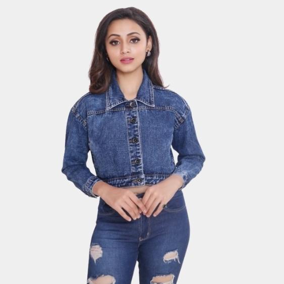 Denim Crop Jacket