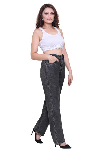 High Waist Wide Leg Jeans