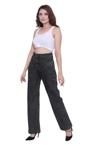 High Waist Wide Leg Jeans