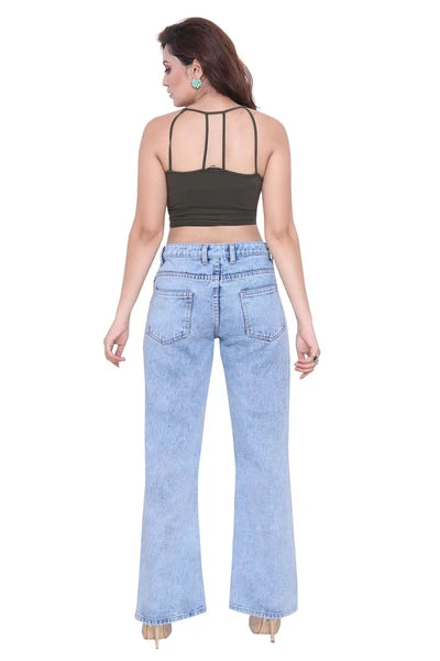 High Waist Flare Jeans