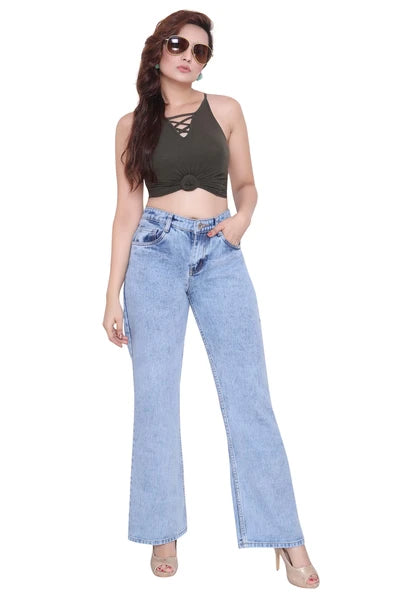 High Waist Flare Jeans