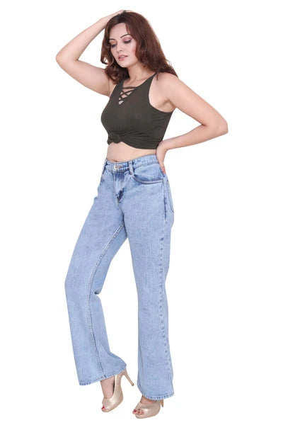 High Waist Flare Jeans