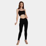 Load image into Gallery viewer, High Waist Skinny Jeans Black
