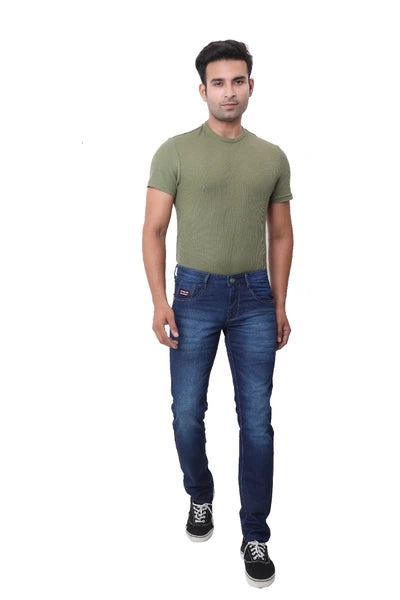 Mid Rise Men's Narrow Fit Jeans