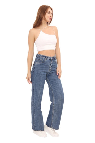 High Waist Wide Leg Jeans