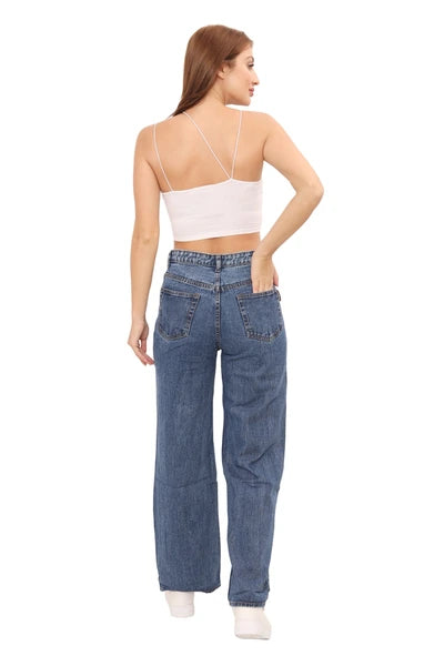 High Waist Wide Leg Jeans