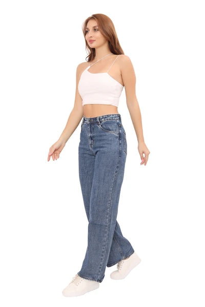 High Waist Wide Leg Jeans