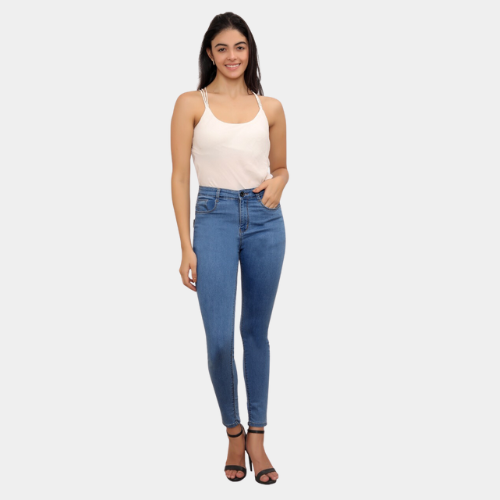 High Waist Skinny Denim