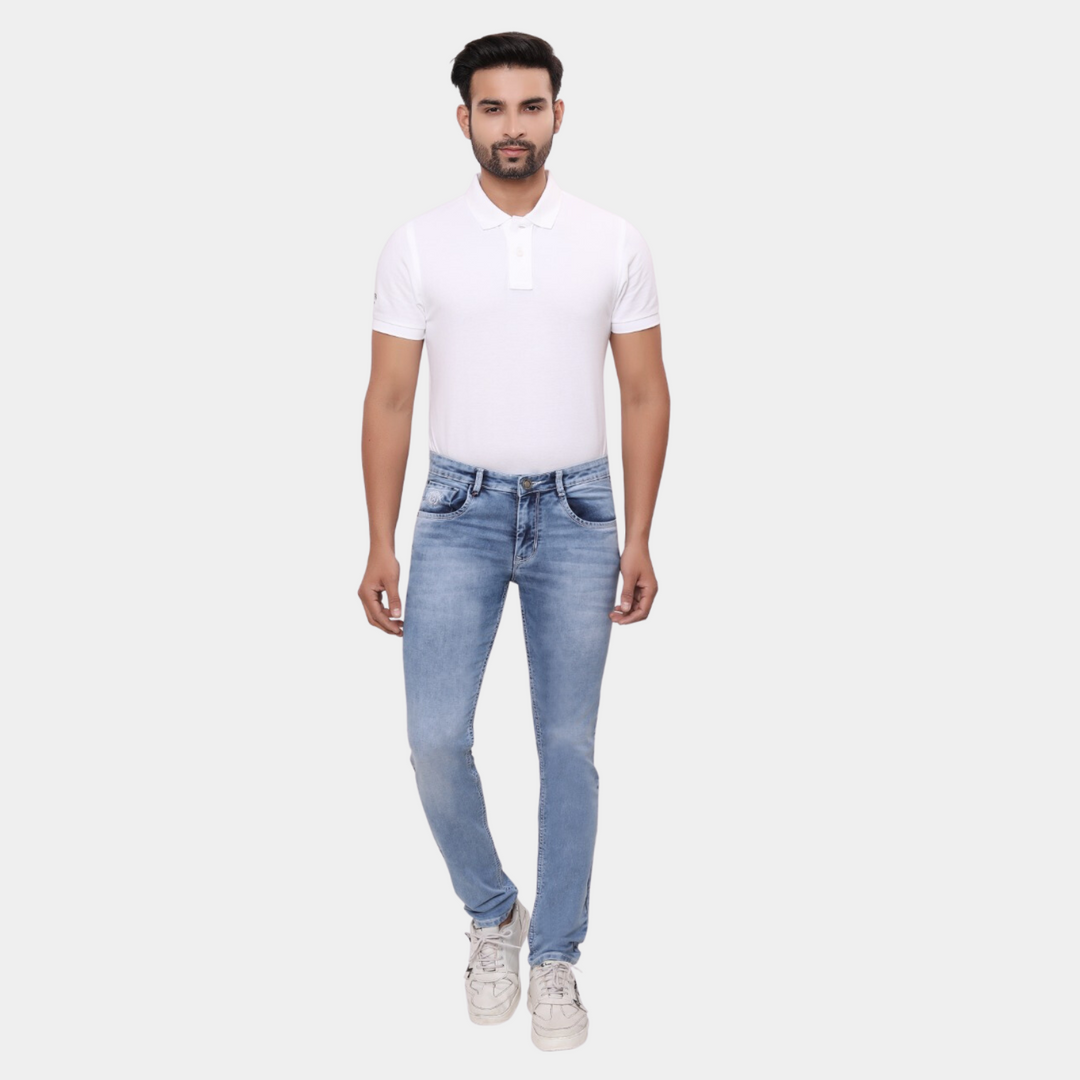 Mid Rise Denim Jeans